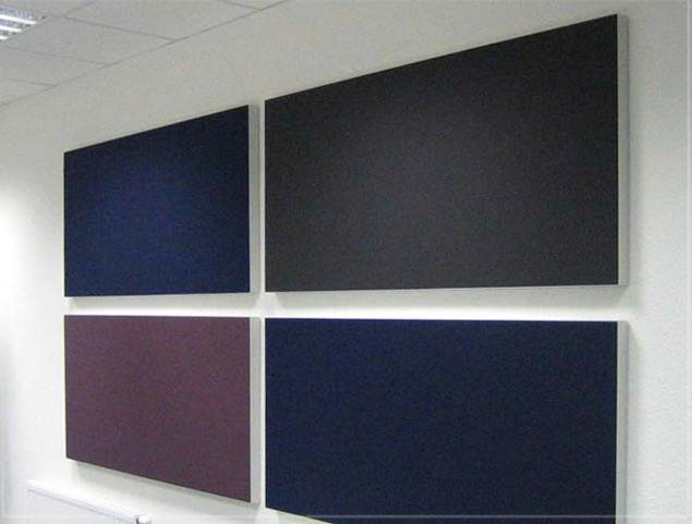 Wandbespannung für Schallschutz